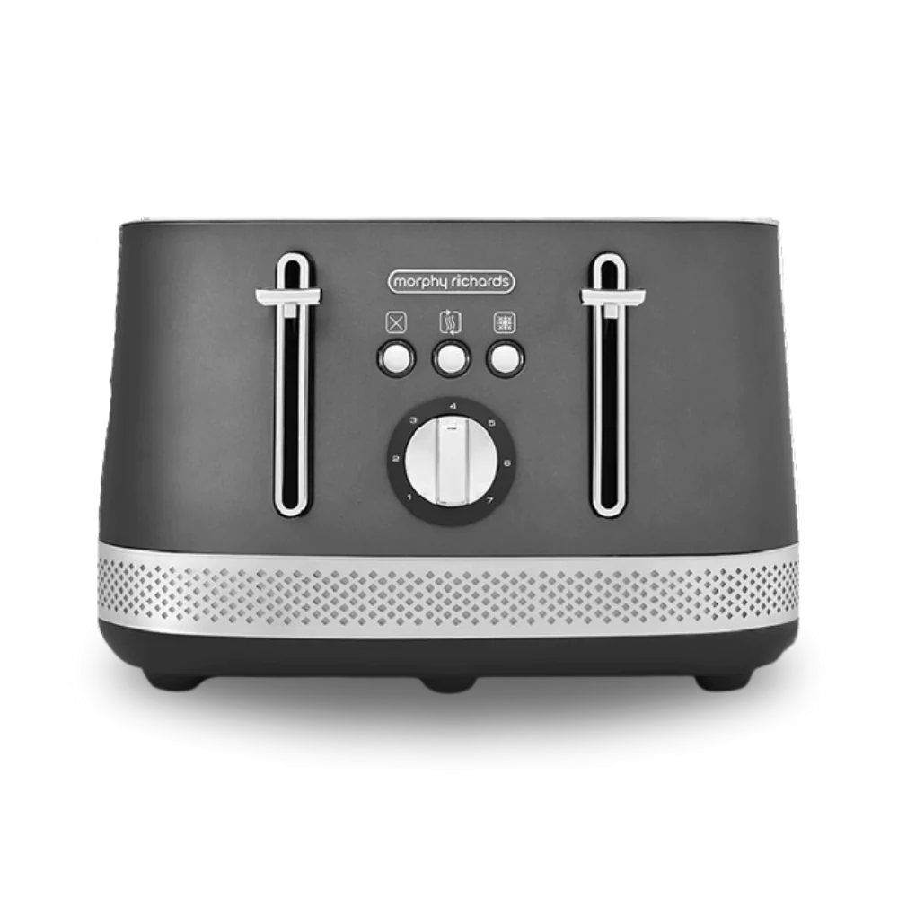 Morphy Richards 4 Slice Toaster Illuminated Titanium Grey 248022